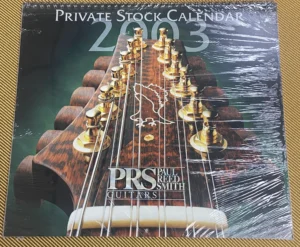 Paul Reed Smith Private Stock Calendar 2003 Vintage Collectors Edition