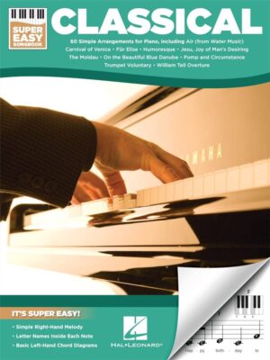 Super Easy Songbook: Classical - 60 Klassieke Pianostukken voor Beginners
