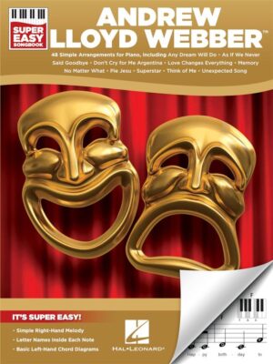 Super Easy Songbook: Andrew Lloyd Webber –  48 Musical Hits voor Piano