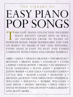 The Library of Easy Piano Pop Songs – Meer dan 100 Popklassiekers voor Piano