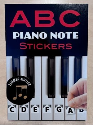 ABC piano stickers